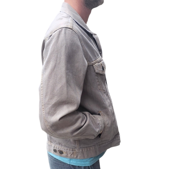 *** SOLD *** Levi's Limited Edition Vintage Style Trucker Mushroom Denim Jacket - Picture 11 of 15